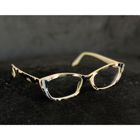 Kirkland Signature 51-16-135 Blush Pink Black Tortoise Cat Eye Eyeglasses - Picture 1 of 8
